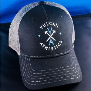 Vulcan Athletics Black and Grey SnapBack hat.